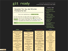 Tablet Screenshot of de.gitready.com